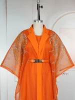 African Dresses for Woman 2PCS African Clothing Traditional Robe Africaine Turkey Dress - Image 4