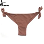 EONAR Bikini 2025 Solid Women Swimsuit Brazilian Cut Bottom Bikini Set Push Up Swimwear - Image 6