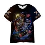 Kids One Piece Sports T-Shirt Summer Luffy Red Hawk Print Breathable Short Sleeve - Image 3