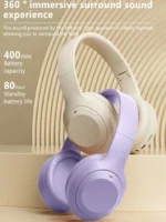 #Wireless Bluetooth 5.3 Headphones Over Ear HIFI Stereo Headsets - Image 4