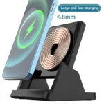 Desktop Removable Wireless Charger Vertical Holder Stand For iPhone - Image 3