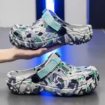 New Men's Clogs Slippers Sandal Men Garden Shoes - Image 2