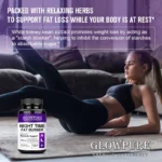 Slimming Capsule Night Time Fat Burner for Weight Loss, Boost Metabolism, Suppress Appetite Diet - Image 3
