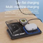 Foldable Phone Wireless Charger Station For iPhone 16 15 14 13 12 Pro Max Apple Watch - Image 3
