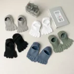 7 Pairs of Five Finger Socks for Men and Women, Summer and Autumn Mesh Socks