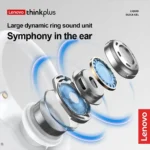 Lenovo LP75 Sports Wireless Earphones with Mics,Button Control, LED Power Display - Image 4
