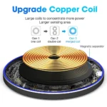 Wireless Charger Pad for Samsung Galaxy S25 S24 S23 iPhone 16 15 14 Pro Max Ultra-Thin Fast Wireless - Image 4