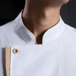 Summer Breathable Elastic Chef Jacket Short Sleeve Men Kitchen Work Uniform - Image 4