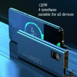 80000mAh Power Bank 120W Super Fast Charging 100% Sufficient Capacity Portable Battery - Image 4