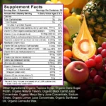 Kids Multivitamins Gummies - with Omega 3, Promote Brain Development, Enhance Immunity