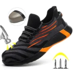 Men Work Safety Shoes Anti-puncture Working Sneakers Male Indestructible Work Shoes