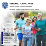Men's 50+ Daily Super Multivitamin, High Potency Formula for Brain, Eye & Heart Health - Image 2
