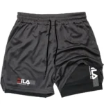 Men's Two-in-one Sports Shorts Breathable Casual Quick-drying Double-layer Shorts