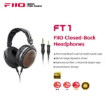 FiiO FT1-New version Closed-Back Over-Ear Fiber Composite Diaphragm Wired Hi-Fi Headphones