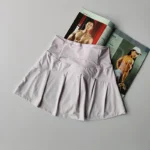 Summer High Waist Sports Short Skirt Lined Shorts Fitness Yoga Quick Dry Running Sport Skirts - Image 6