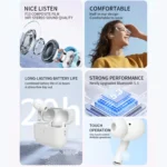 UEESFIT A5 TWS Bluetooth5.3 Earphone True Wireless Earbuds Noise - Image 4