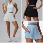 2025 Organ Pleated Tennis Skirt for Women Fake Two-piece Anti-exposed Sports Fitness - Image 2