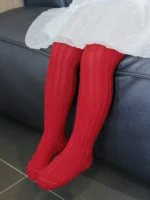 1-Pack of Simple Basic Vertical Striped Leggings for Baby Girls - Image 3