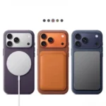 Luxury Tech Woven Magnetic Adsorption Phone Case for Iphone 17 16 15 14 13 Pro Max - Image 4