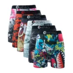 ETHIKA 6Pcs Men Underwear Boxers Breathable Man Swimming Underpants Plus Size - Image 6