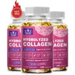 Powerful Hydrolyzed Collagen Capsules with Hyaluronic Acid Antioxidant Skin Hair Nails Health