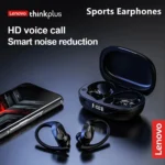 Lenovo LP75 Sports Wireless Earphones with Mics,Button Control, LED Power Display