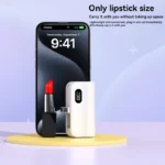 Mini Capsule 50000mAh High Capacity Power Bank Portable Wireless - Image 3