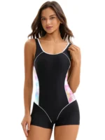 2025 New Plus Size Sports Swimwear Women One Piece Swimsuit Female Professional Swimming Suit - Image 2