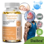 Magnesium Glycinate Supplement, Promotes Natural Sleep, Reduces Stress and Anxiety