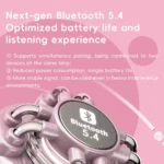 FiiO ANYTIME Bluetooth 5.4 Wireless Headphone Noise Cancelling Bluetooth Earphones - Image 2
