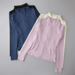 Yoga Clothes Windbreaker Sportswear Woman Running Long Sleeve Sweatshirt Sports Jackets