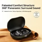 Wireless Bluetooth 5.3 Earhook Earphone LED Display Sports Earhook Noise Cancelling - Image 2