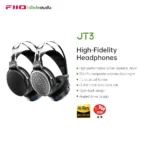 FiiO JT3 Over-Ear Open-Back Headphones, 50mm Dynamic Driver, PEK+PU Composite Diaphragm