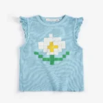 Spring/Summer BC26 New Children's Cotton Printed Sleeveless T-shirt for Boys and Girls - Image 4