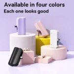 Mini Capsule 50000mAh High Capacity Power Bank Portable Wireless - Image 5