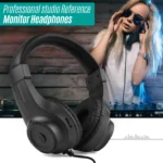 Wired Stereo Monitor Headphones Over-ear Headset - Image 2