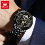 OLEVS Classic Men's Watches Tourbillon Multi-function Full Automatic Men Watch - Image 2