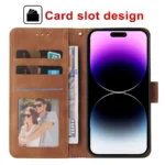ZZXX Leather Wallet Phone Case For iPhone 16e 16 Pro Max 15 14 13 Mini 1 - Image 3