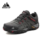 HIKEUP Men's Hiking Shoes Suede Leather Outdoor Shoes