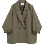 Oversize Blazer Women Suit Korean Chic Black Blazer Casual Coat Streetwear Loose Jackets - Image 2
