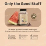 Growth Capsule Watermelon Natural Growth Supplement for Kids Teens with Vitamin D K Calcium