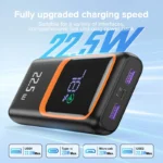 QOOVI 20000mAh Power Bank External Large Battery Capacity PD 22.5W Fast Charging - Image 5