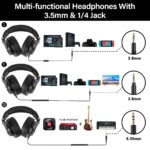 Oneodio A70 Fusion Wired + Wireless Bluetooth 5.2 Headphones - Image 6