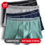 MiiOW 3Pcs Cotton Mens Panties Men's Underwear Breathable Man Boxershorts