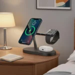 3 in 1 Wireless Charger Stand For iPhone 12/13/14/15/16/17 Fast Charging Station - Image 2