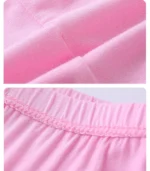 6pcs Basic Solid Color Girls Shorts Simple Style Summer Casual Kids Short Pants - Image 6