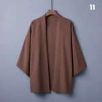 Japanese Antique Hanfu Cloak JK Taoist Robe Ukiyo-e Style Kimono Casual - Image 4