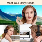 CATASSU Earphone Bluetooth Headphones Over Ear Stereo Wireless Headset - Image 5