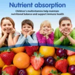 Children's Multivitamin Gummies - Rich in Vitamin A, C, D3, Zinc,- Boosts Immunity and Brain Health - Image 6