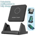 30W Wireless Charger Pad Stand Desktop Ultra-thin Mobile Phone For iPhone - Image 2